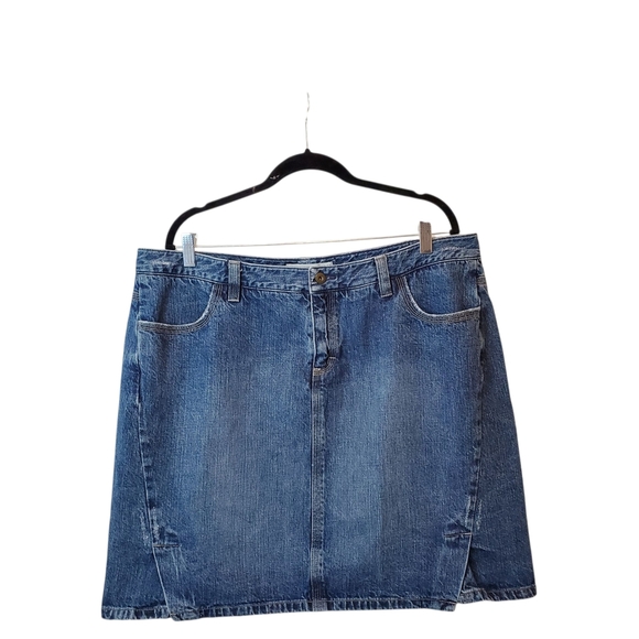 🎆Tommy Hilfiger Classic Blue Plus Size Skirt Size 18 - Picture 2 of 4